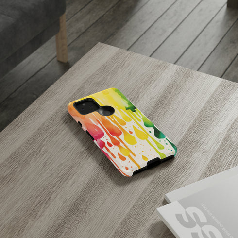 Rainbow Spring Showers - Impact Resistant Phone Case